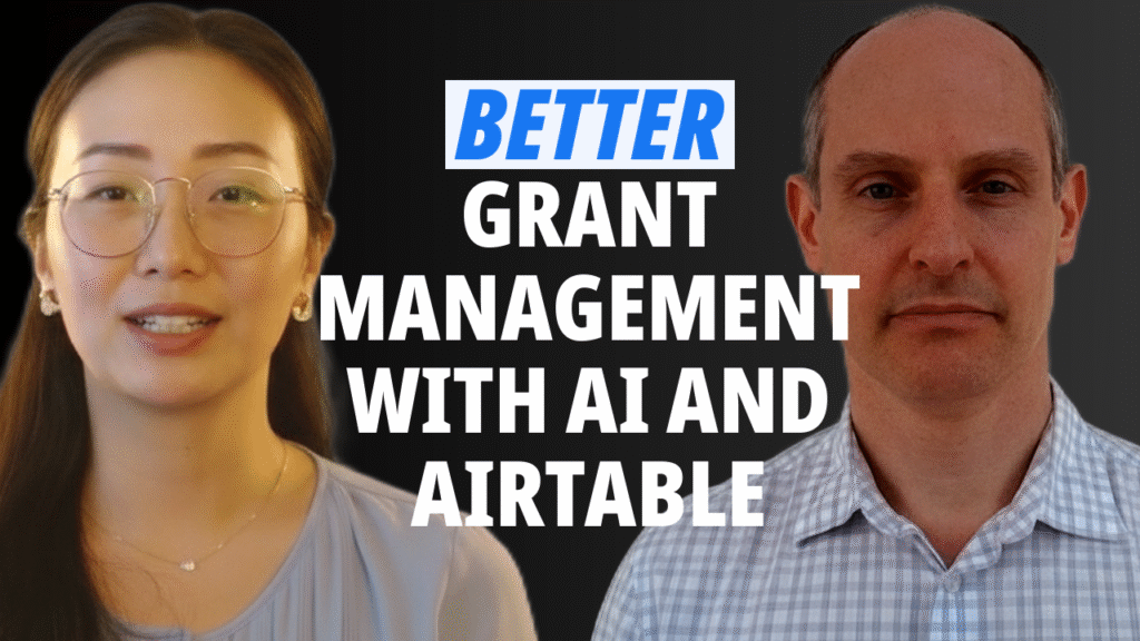 Nonprofit grant manager using AI chatbot and Airtable database to track grant applications and reporting deadlines